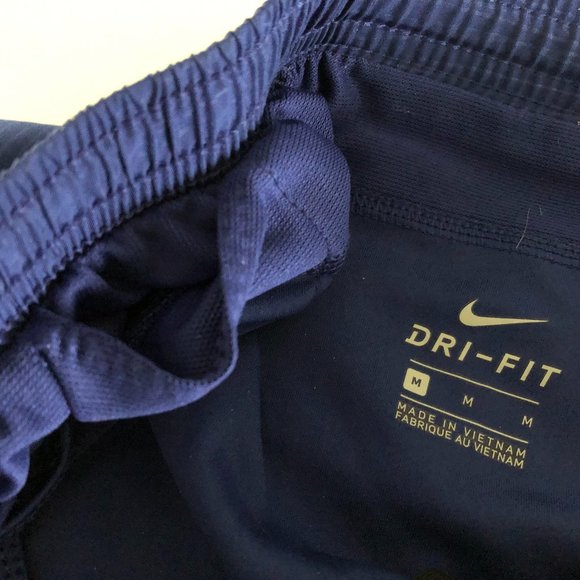 Nike Dri-Fit Print Pattern Running Shorts w/ Liner + Drawstring Waist Blue Sz M - Picture 8 of 10
